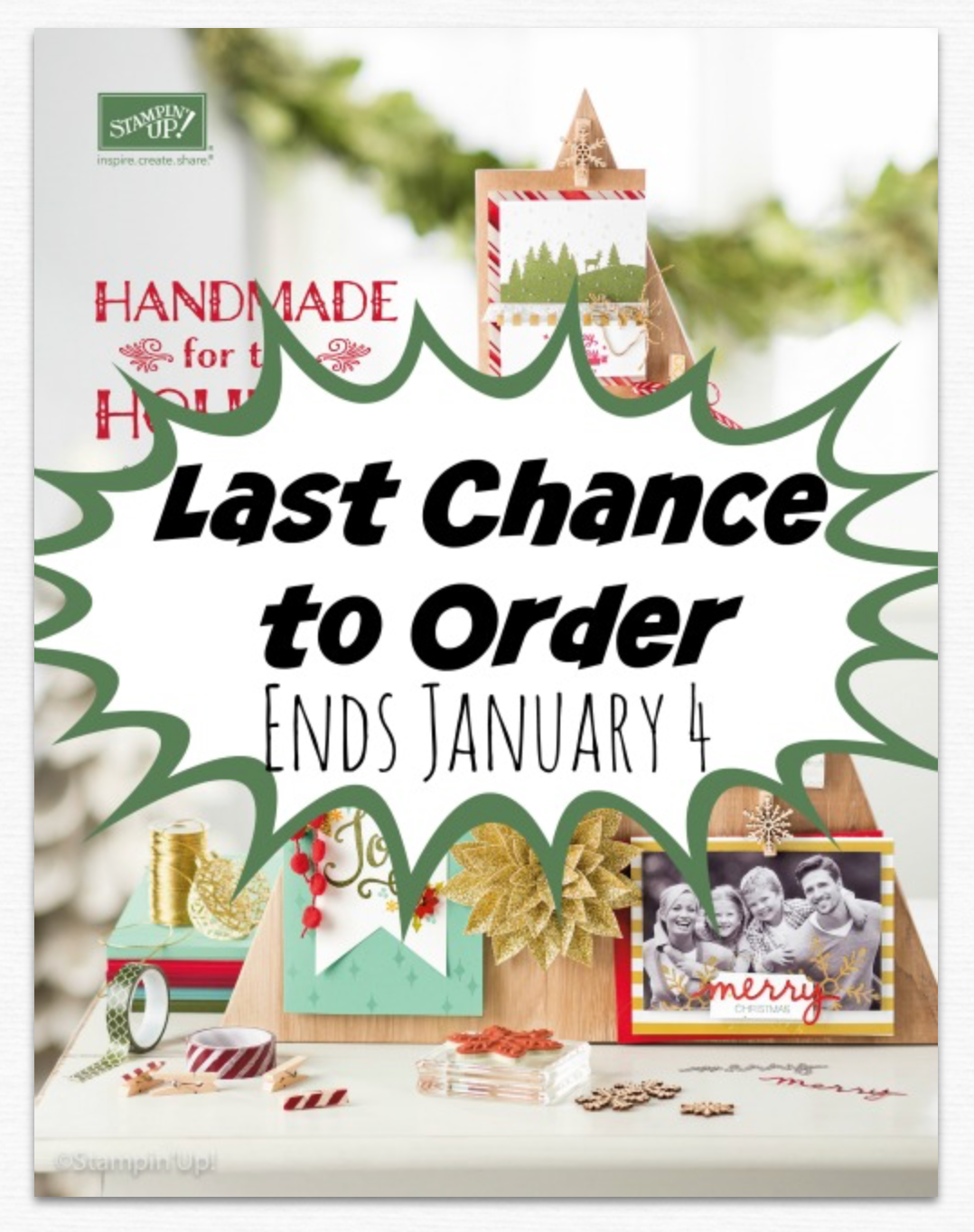 Last Chance to Order from the 2015 Stampin' Up! Holiday Catalogue